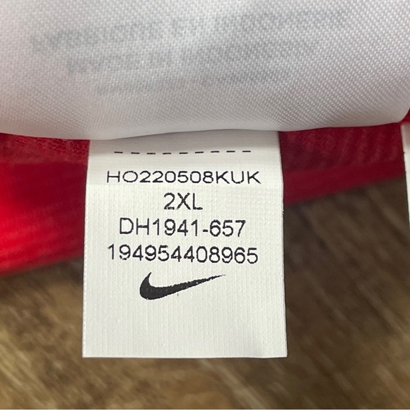 Nike On Field Pro Bowl Polo Shirt Mens Sz 2XL Red DH1941-657 - Picture 5 of 5